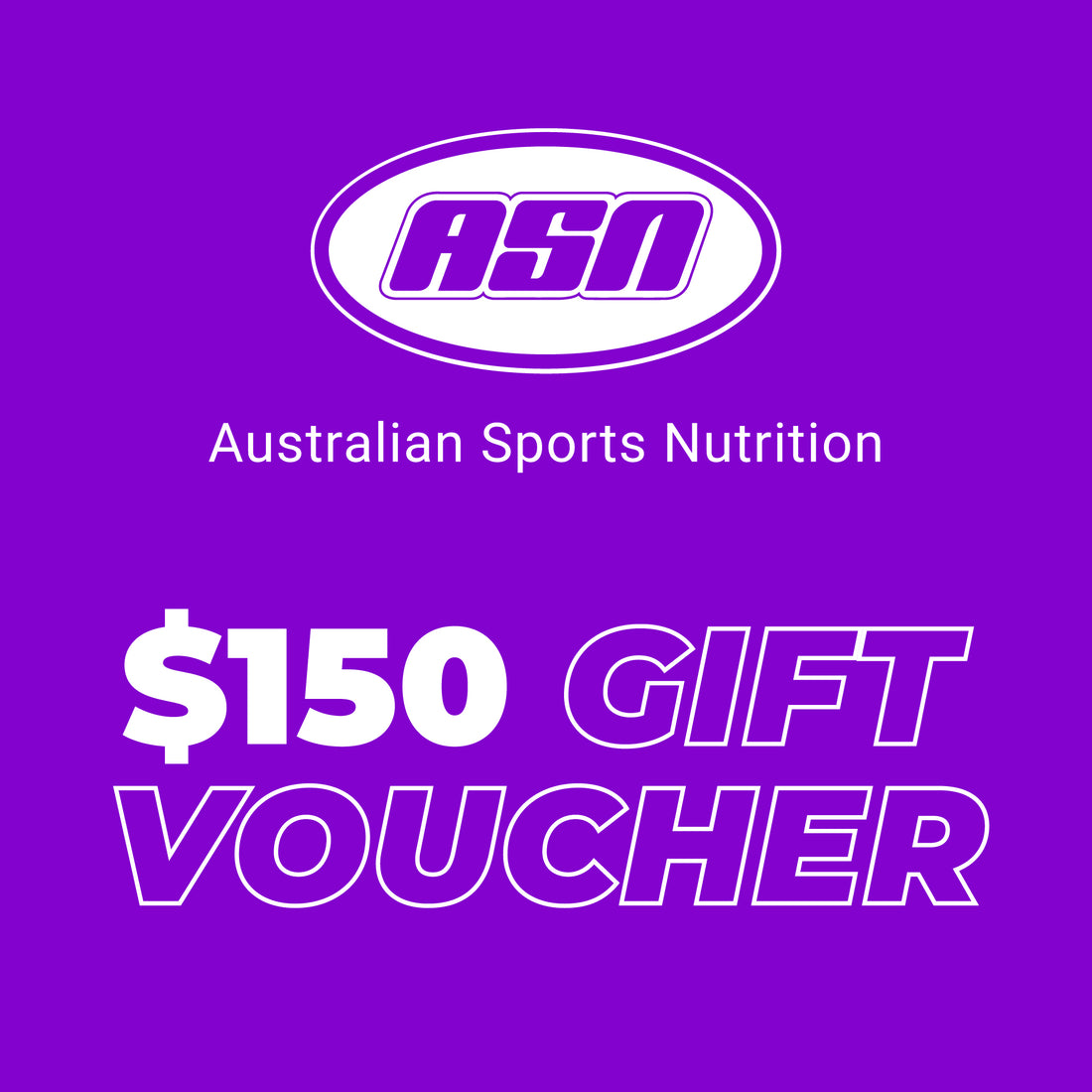 Australian Sports Nutrition Gift Card $150