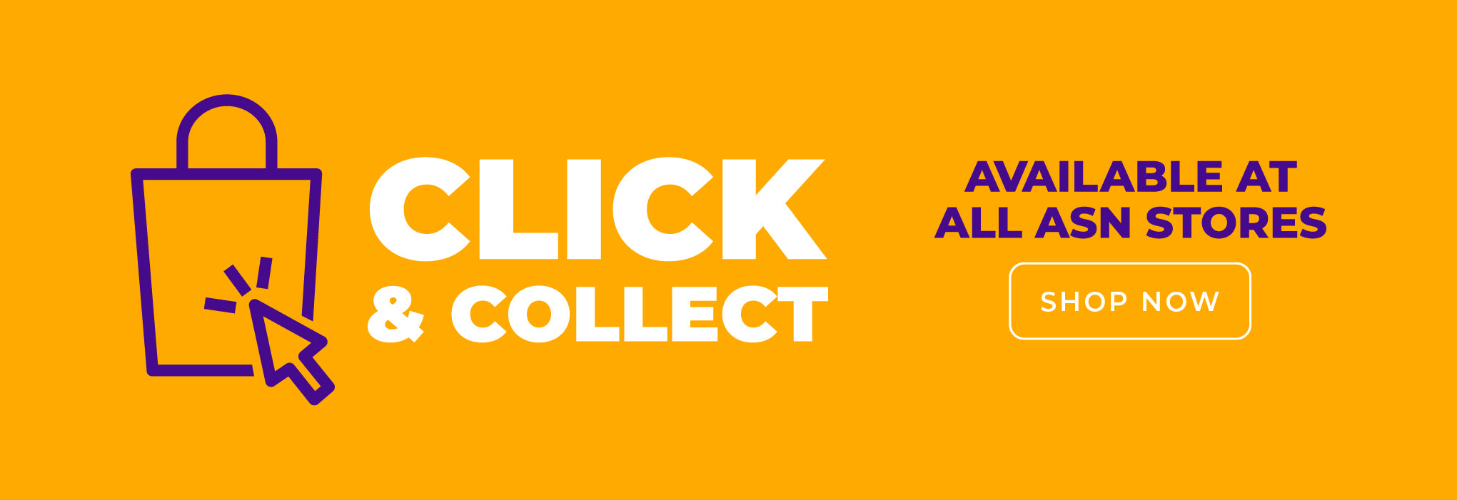 Shop online and pick up in-store with click and collect available at all stores