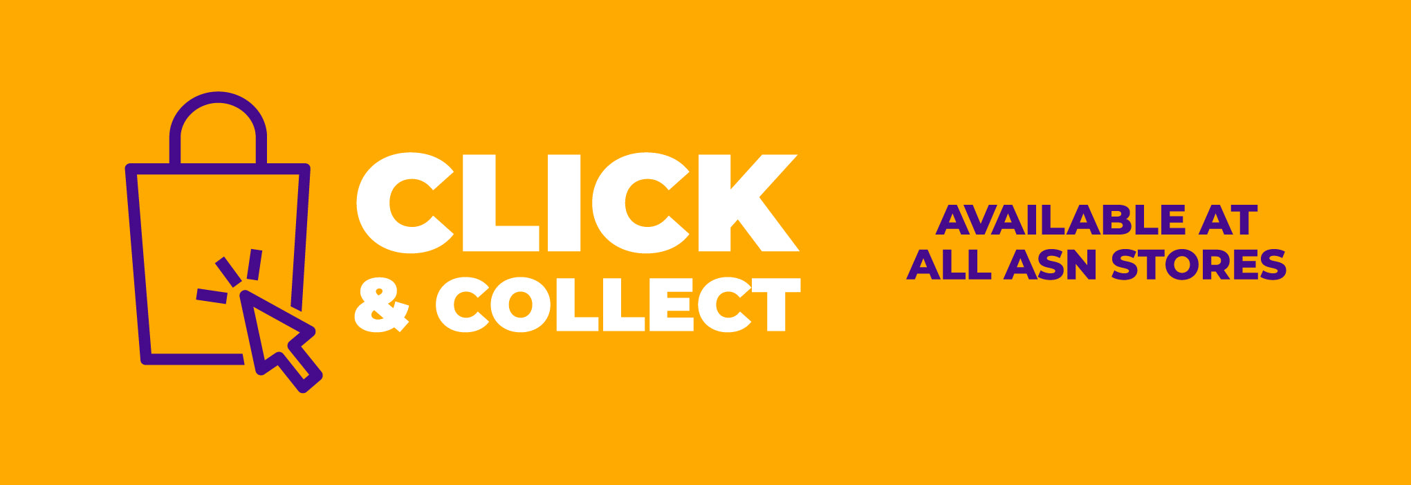 Shop online and pick up in-store with click and collect available at all stores