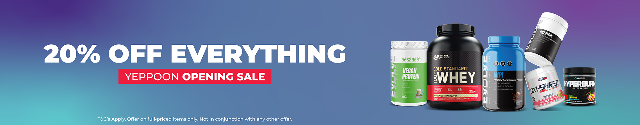 Yeppoon Opening Sale - 20% off Everything