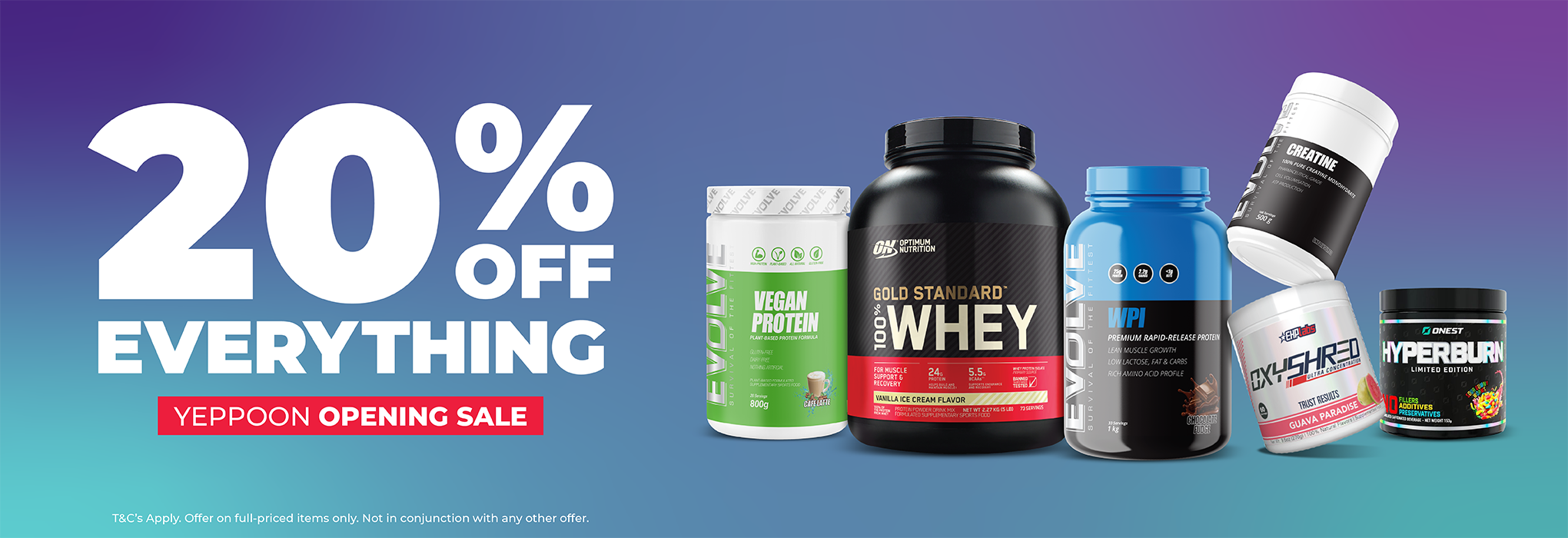 Yeppoon Opening Sale - 20% off Everything