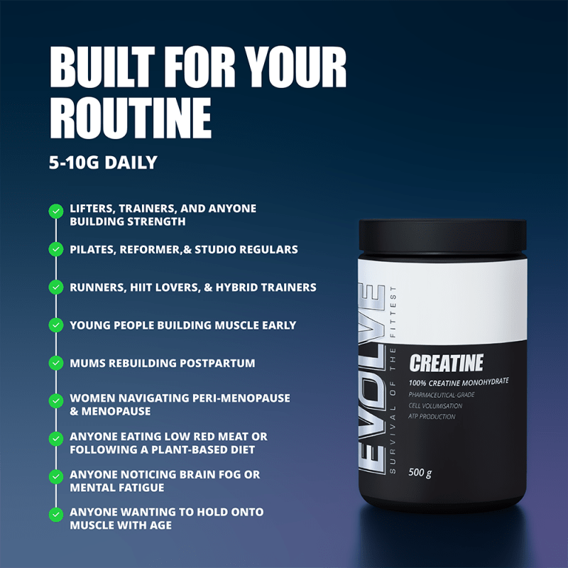 Evolve Creatine Monohydrate Evolve Nutrition