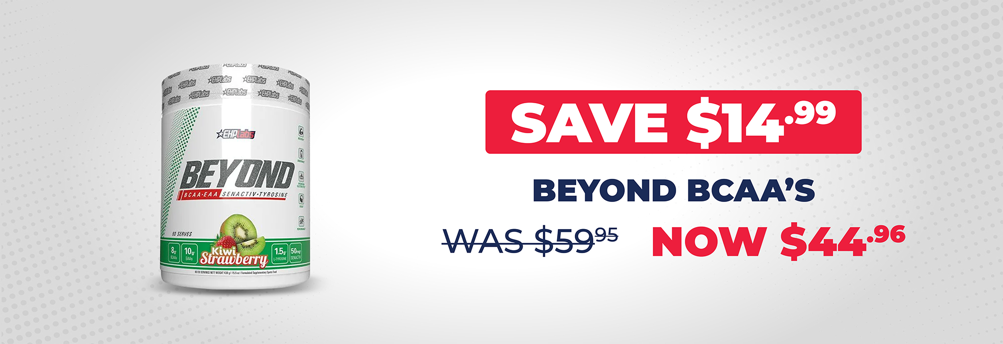 SAVE $14.99 EHP Labs Beyond BCAA