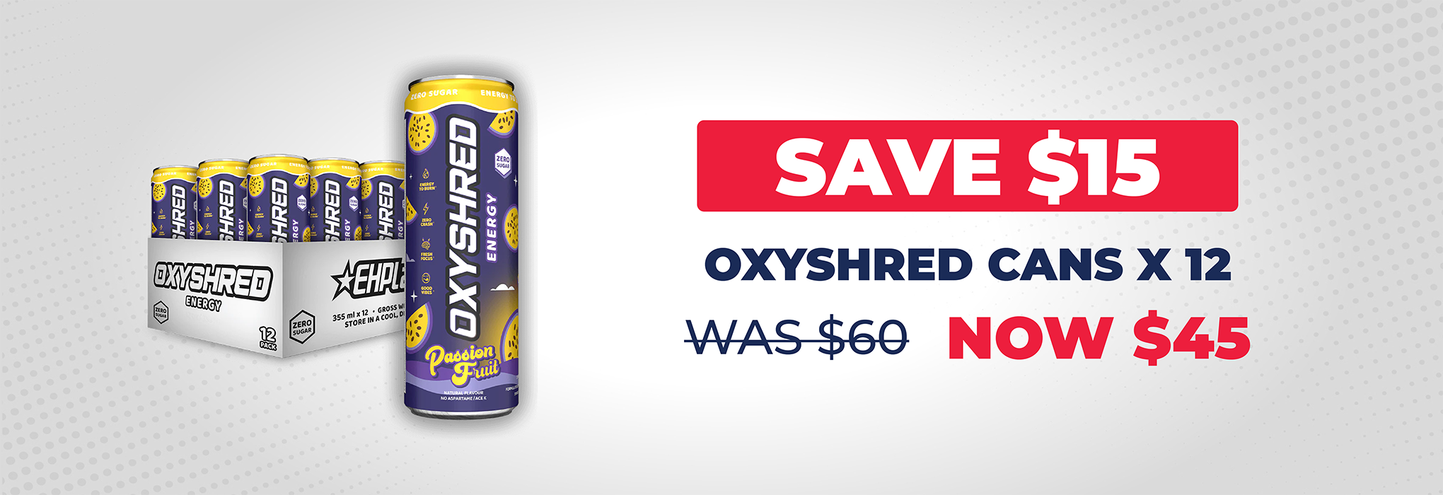 SAVE $15 EHP Labs Oxyshred RTD Case of 12