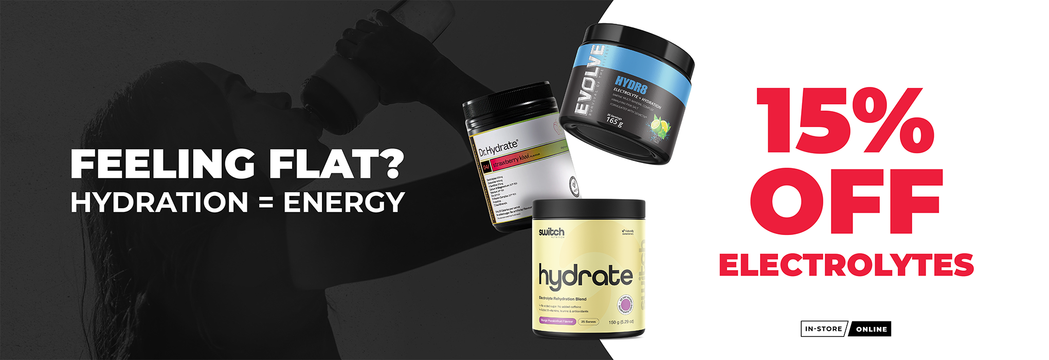 15% OFF Electrolytes