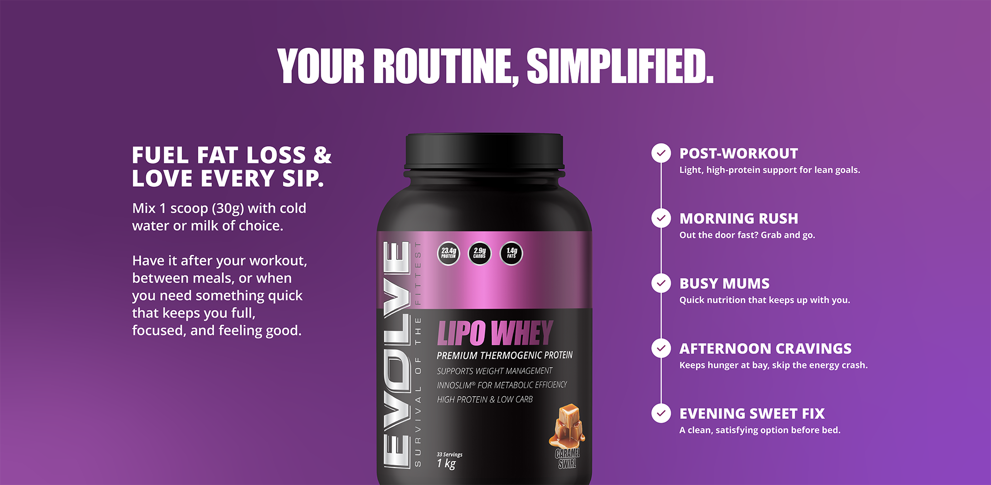 Evolve Lipo Whey: Best Weight Loss Protein