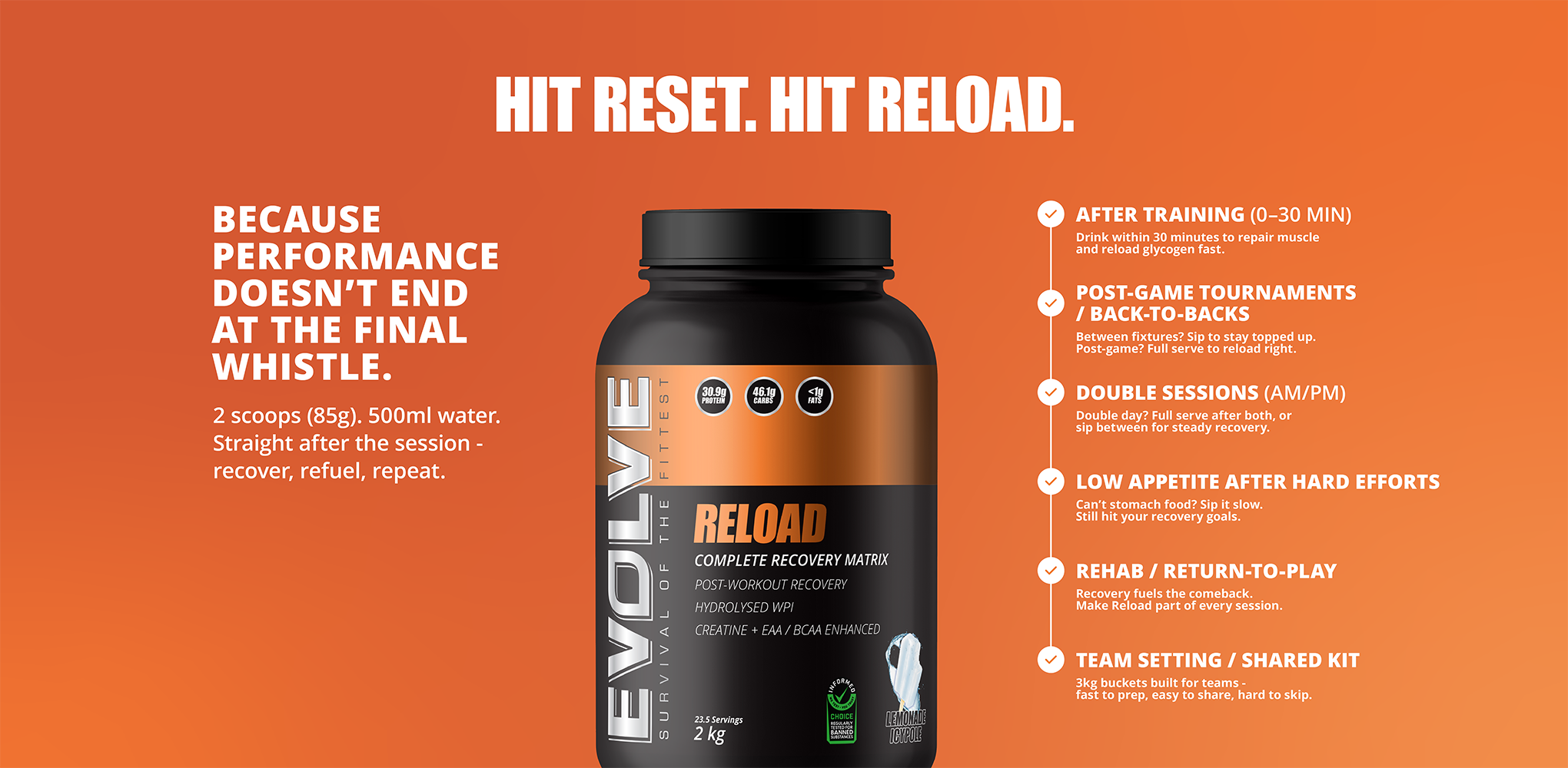 Evolve Reload PDP Informational Graphic - Block 3