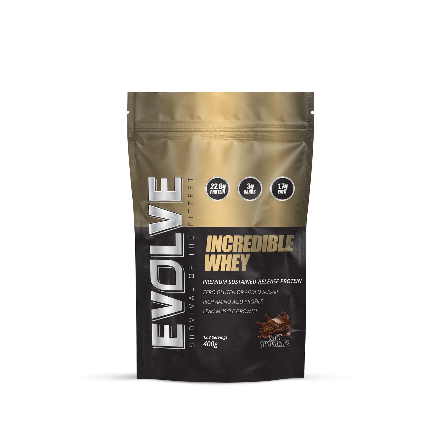 Evolve Incredible Whey 400g Milk Chocolate