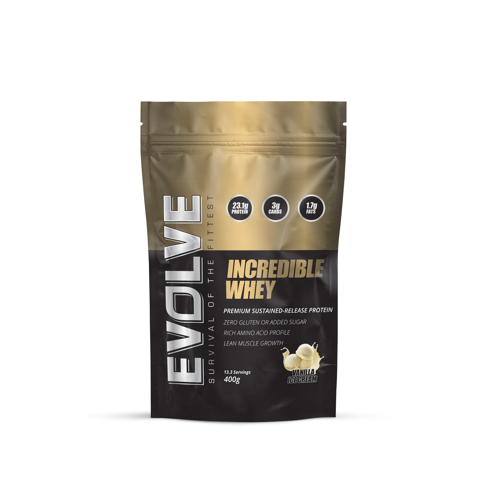 Evolve Incredible Whey 400g Vanilla
