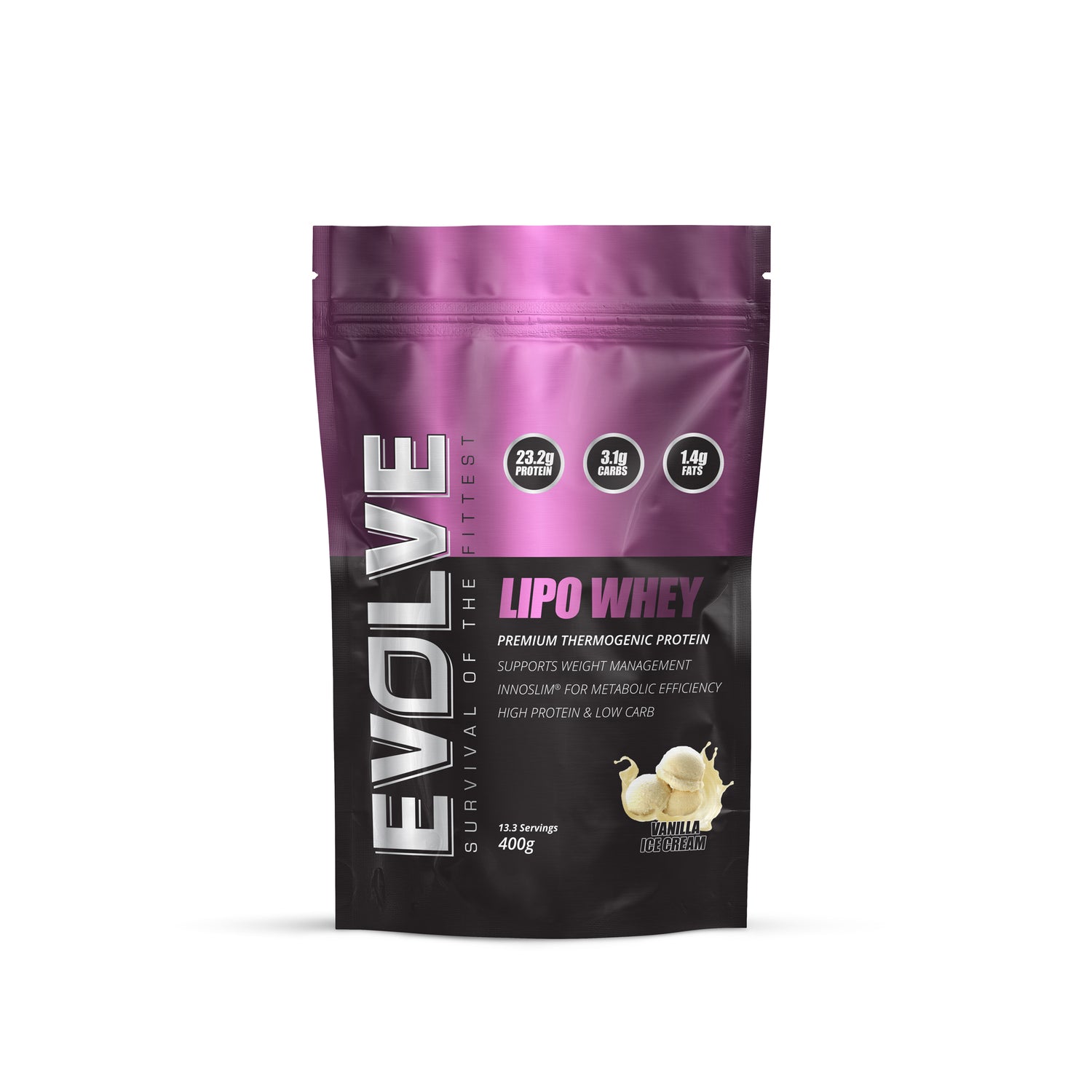 Evolve Lipo Whey 400g Vanilla