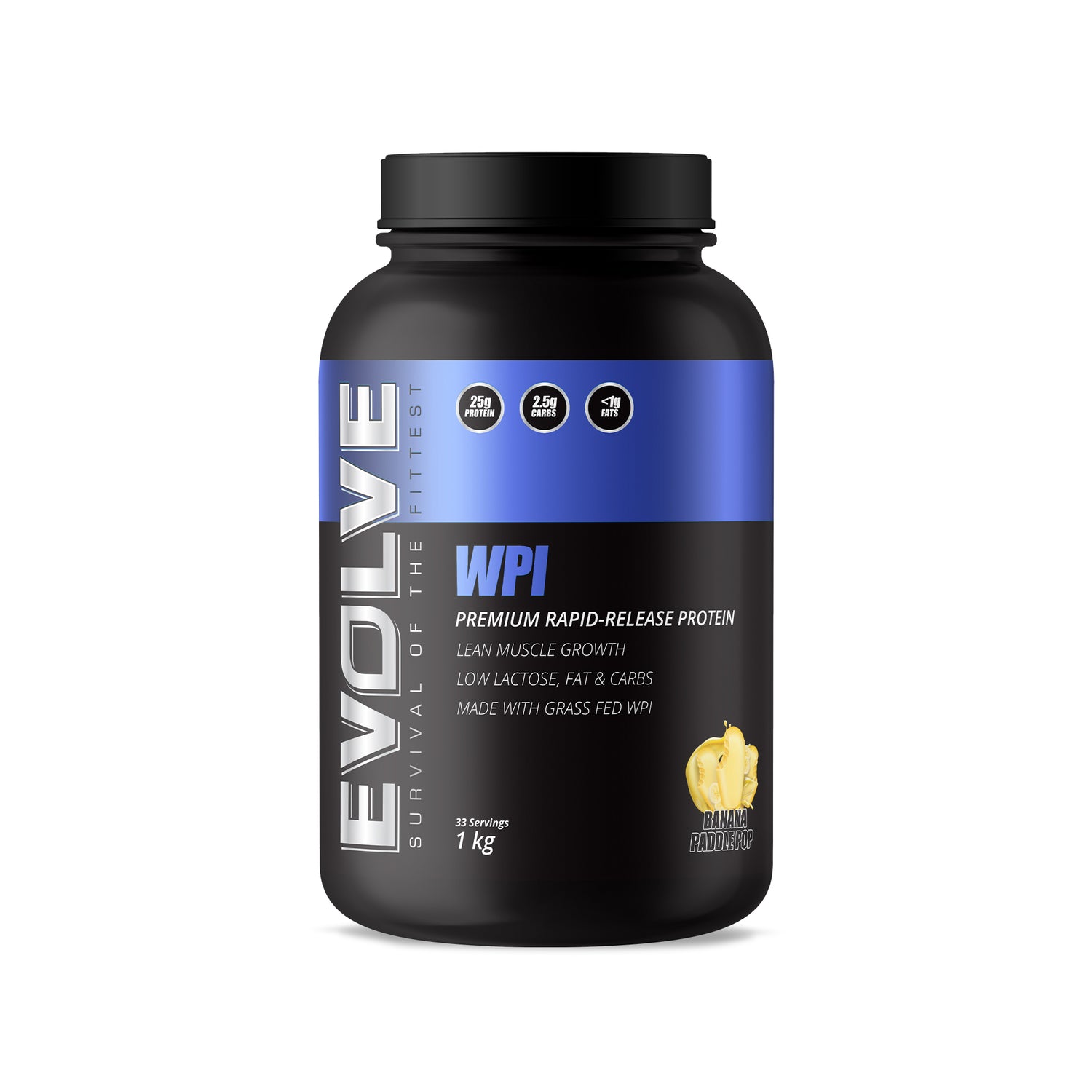 Evolve WPI 1kg Banana