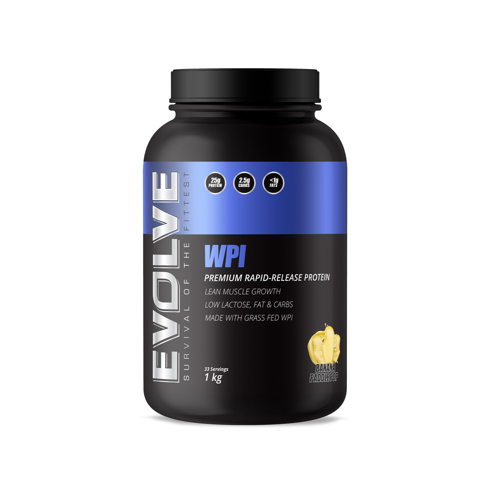 Evolve WPI 1kg Banana