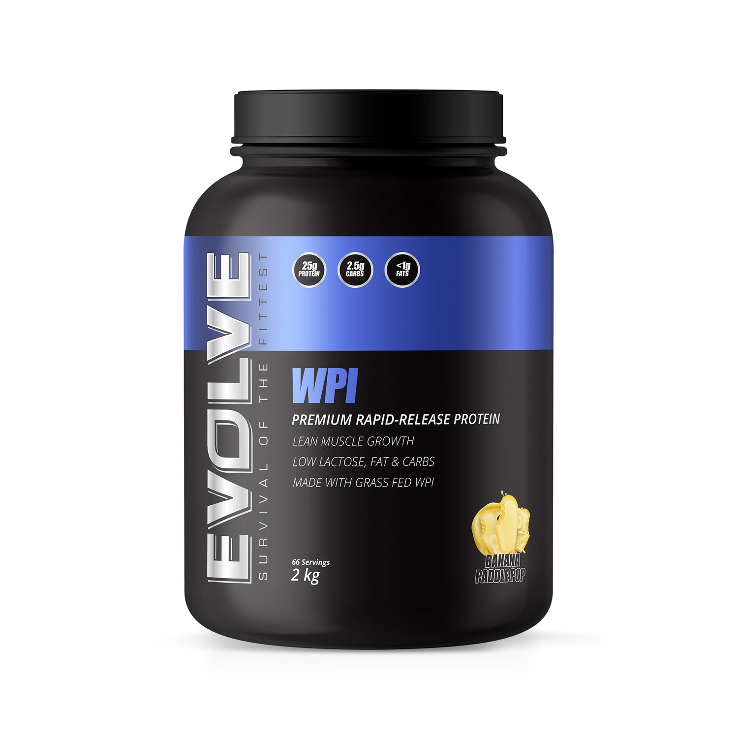 Evolve WPI 2kg - Banana