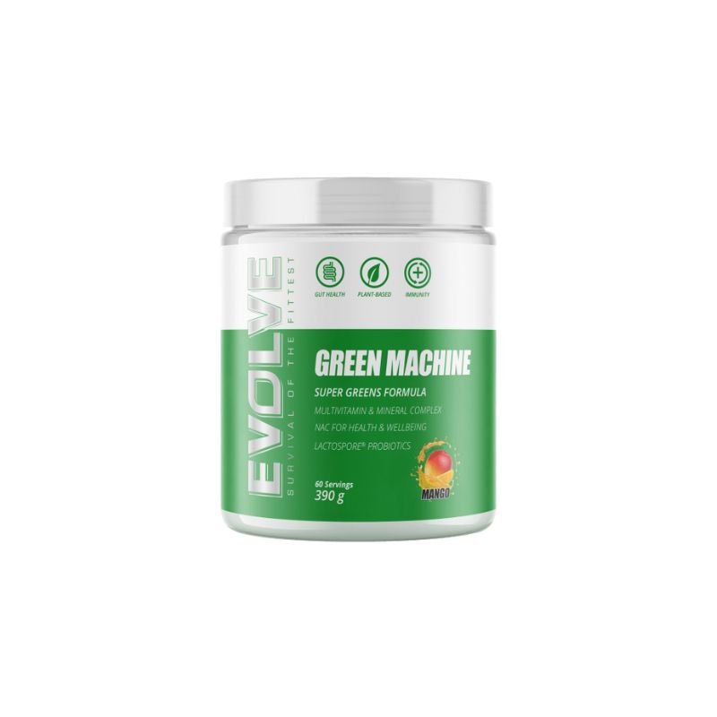 Evolve Green Machine Super Greens Formula - Mango