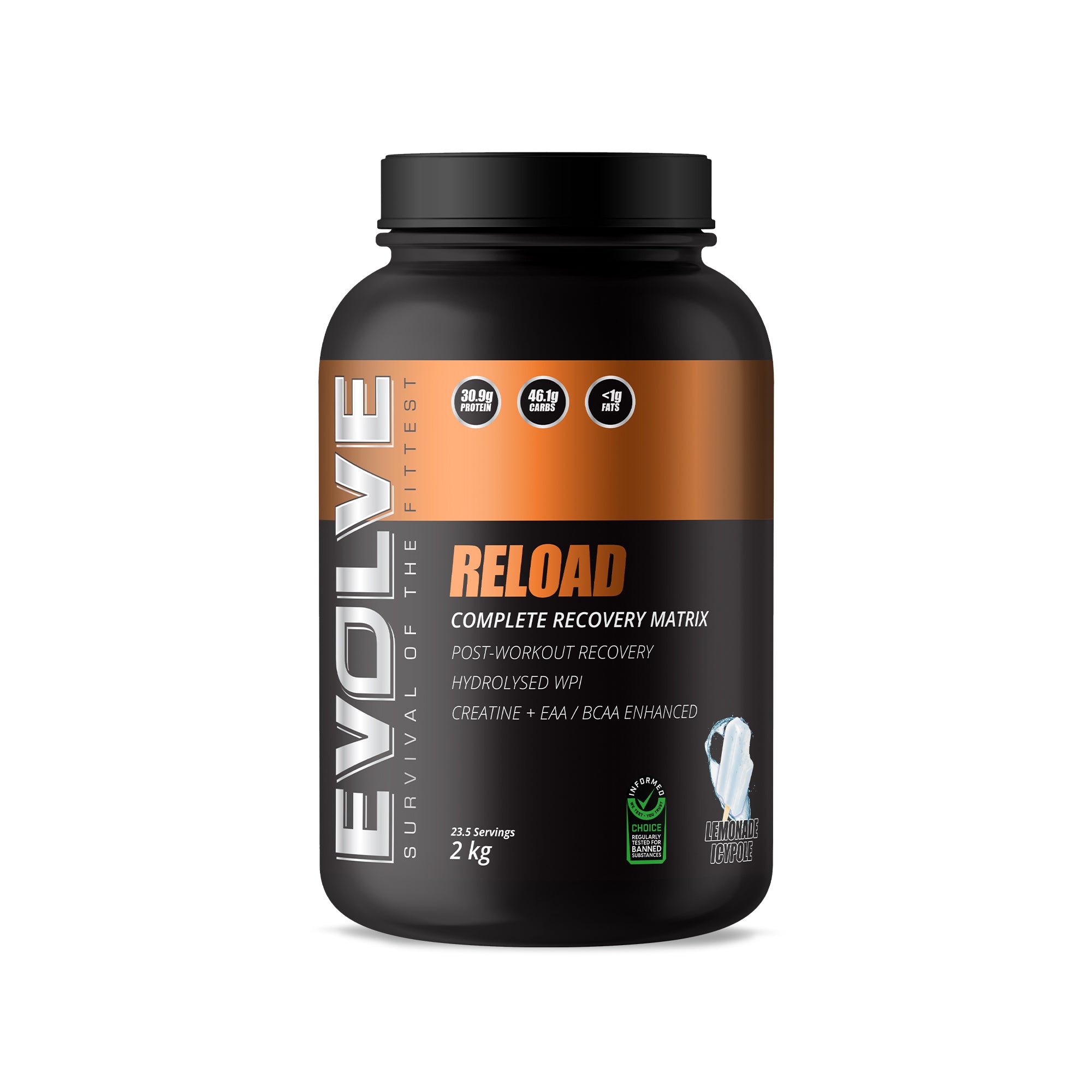 Evolve Reload 2kg - Lemonade Icypole