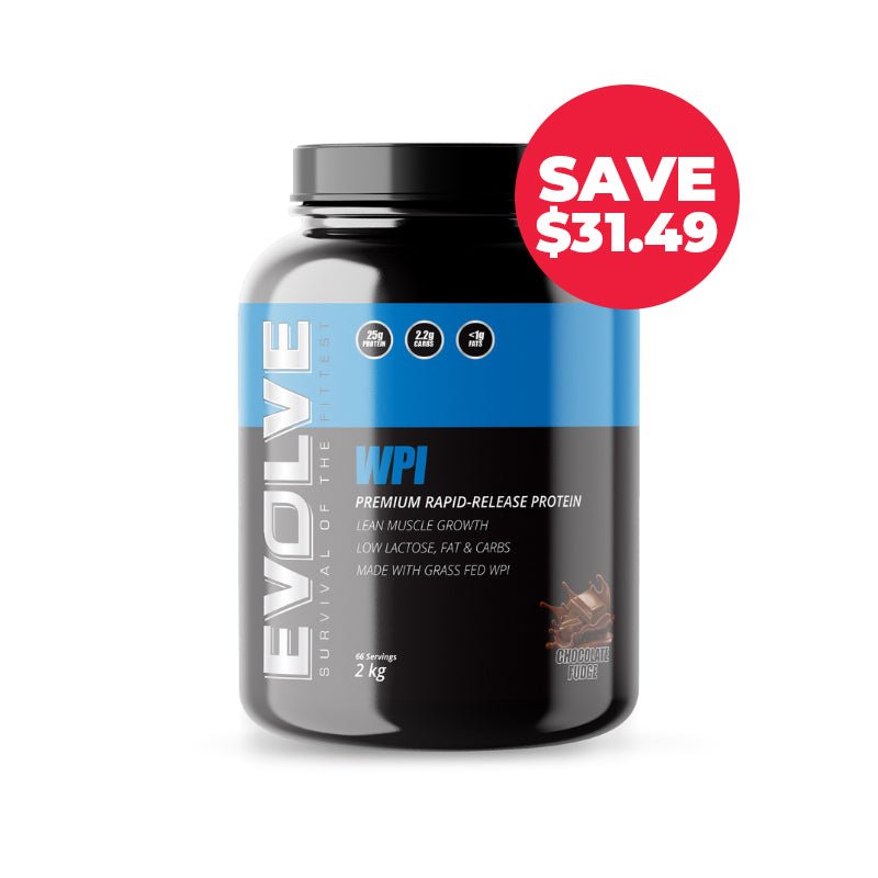 SAVE $31.49 Evolve WPI 2kg Chocolate