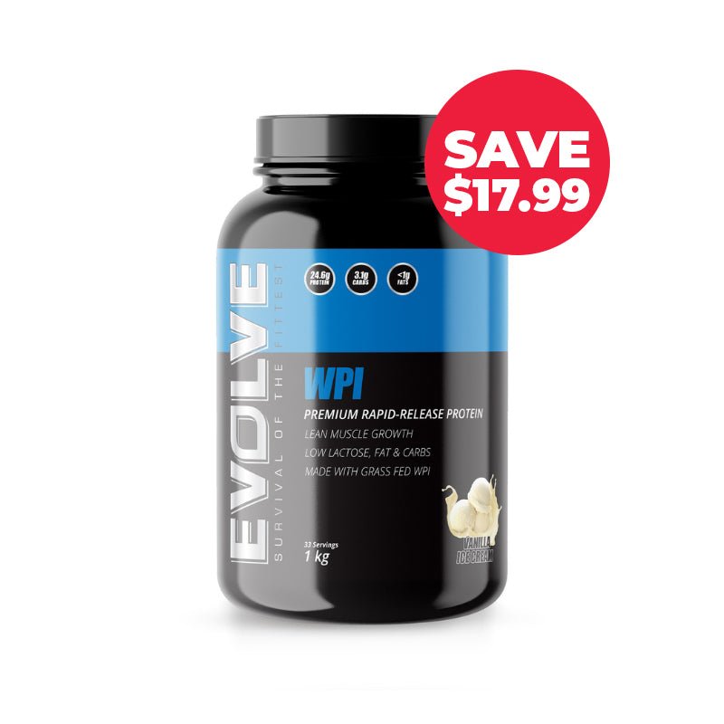 SAVE $17.99 Evolve WPI 1kg Vanilla