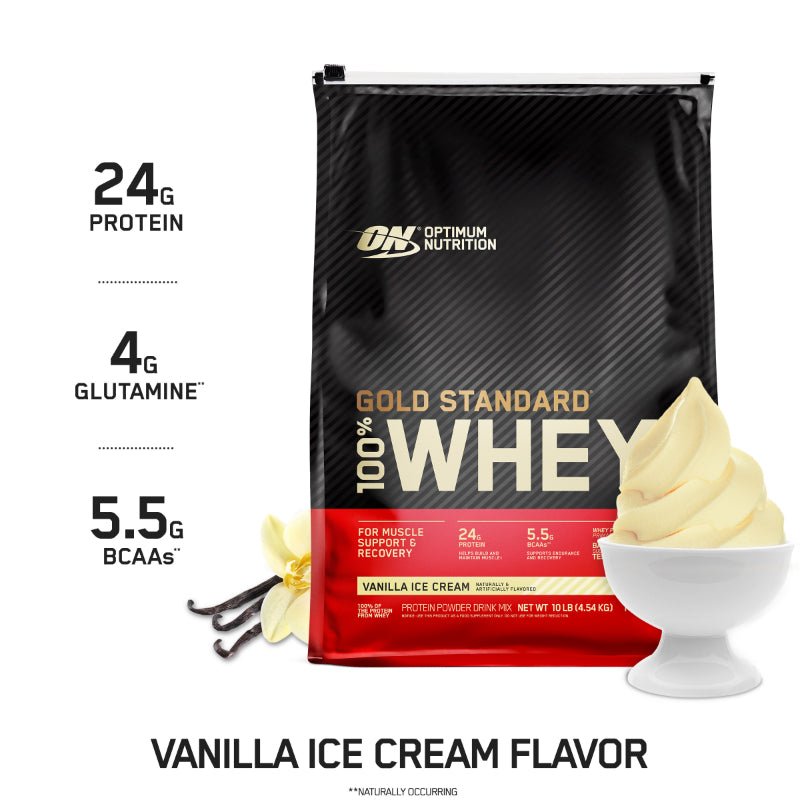 Gold Standard Whey - 10LB Vanilla Ice Cream