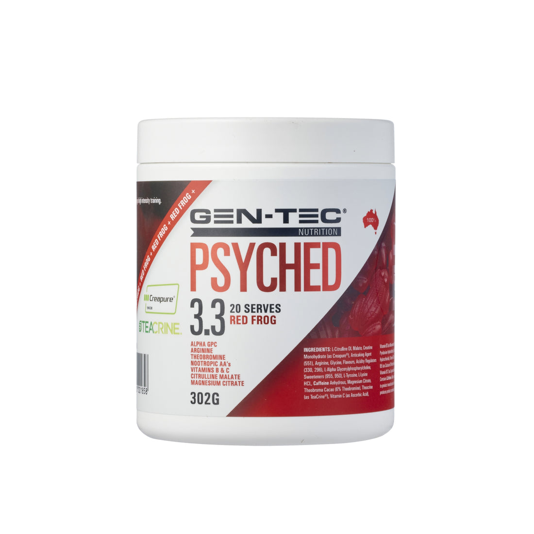 GenTec Psyhed 3.3 - Red Frog