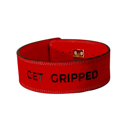 Get Gripped Lever Belt Red
