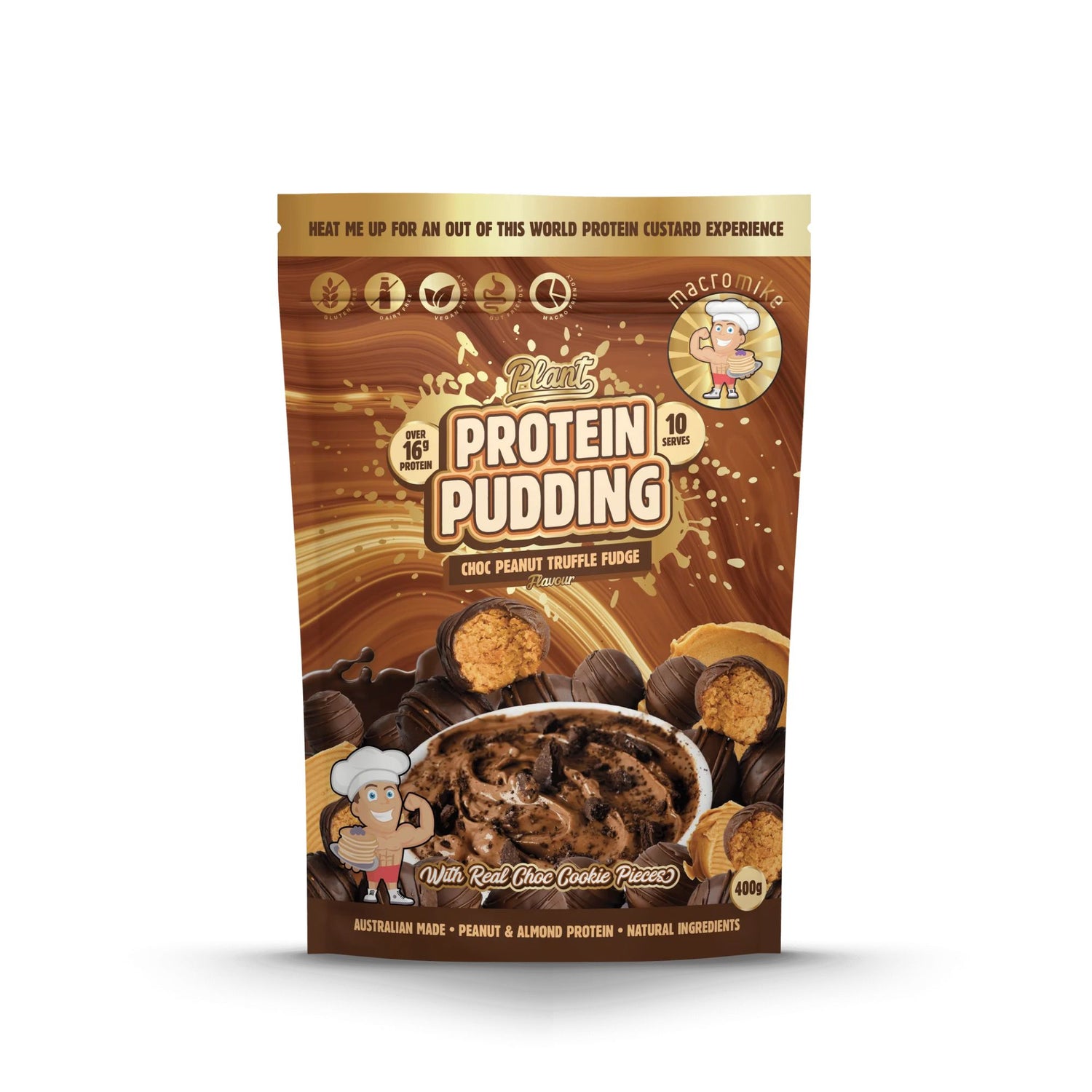 Macro Mike Protein Pudding - Choc Peanut Truffle Fudge