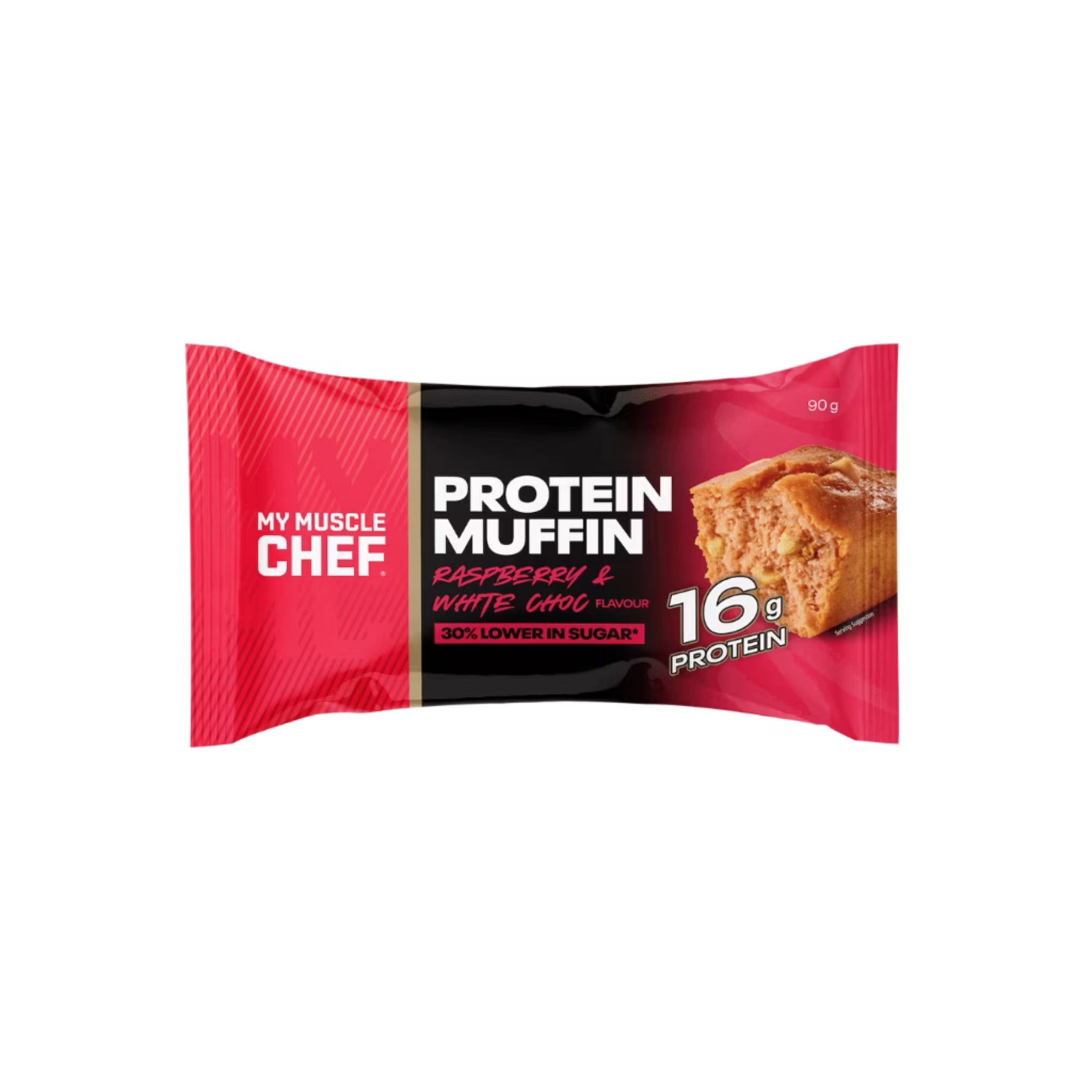 My Muscle Chef Protein Muffin - Raspberry White Choc