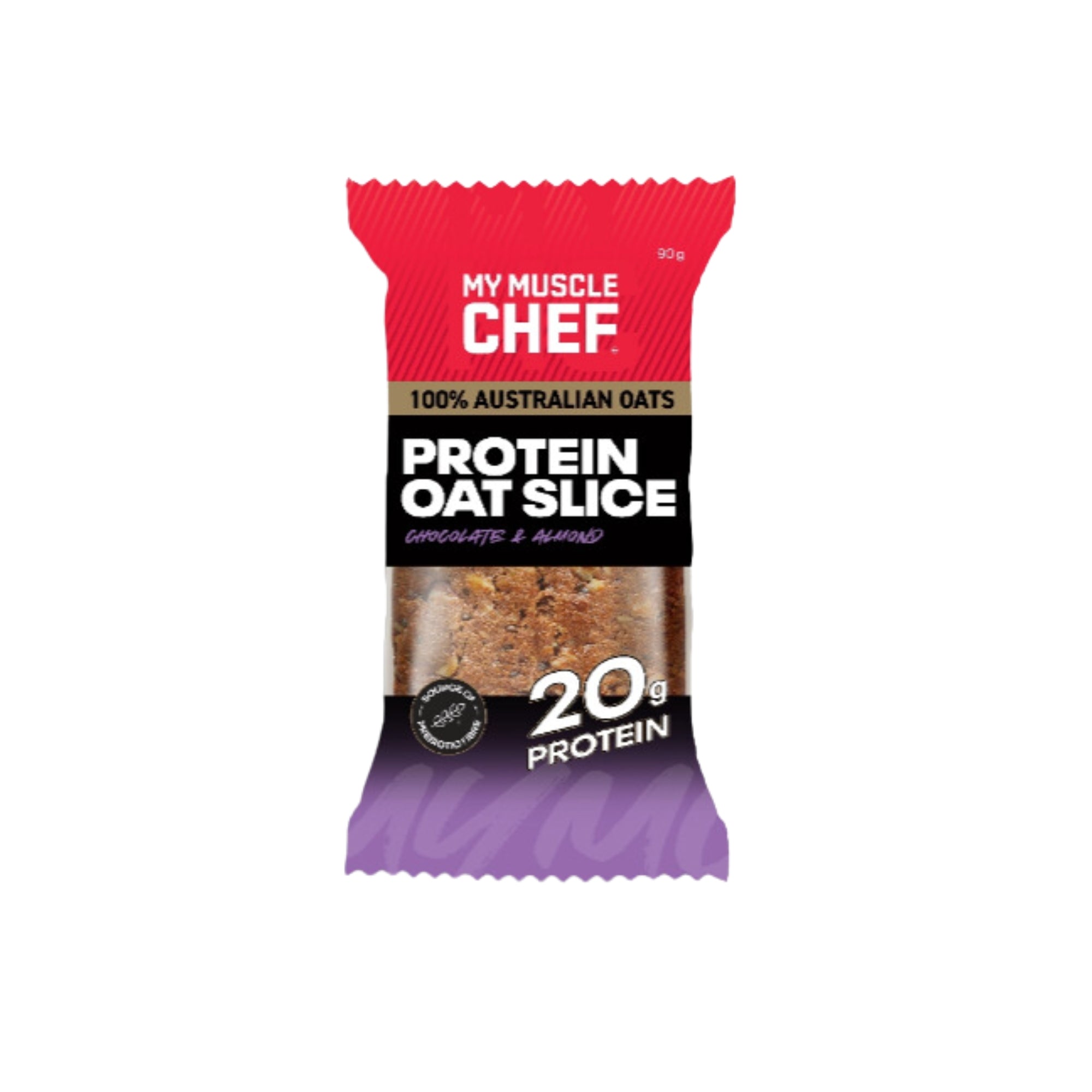 My Muscle Chef Oat Slice - Chocolate and Almond