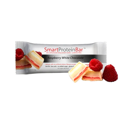 Smart Protein Bar Single - Raspberry White Choc
