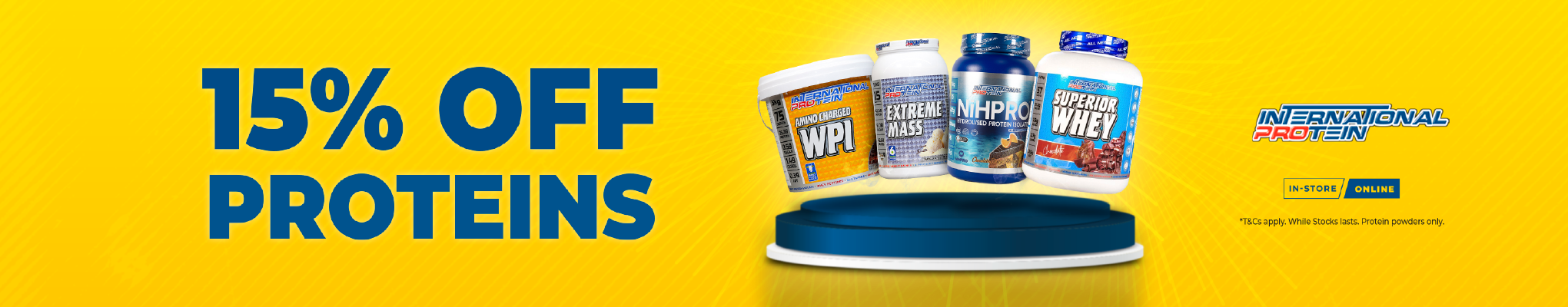 15% OFF International Protein