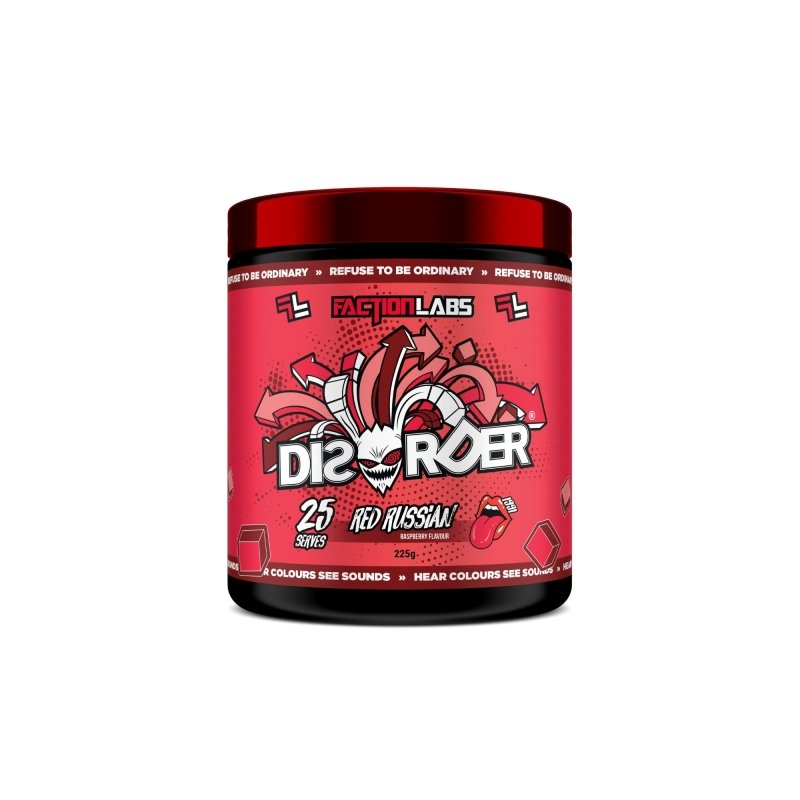Faction Labs Disorder - 25 serve Red Russian Raspberry