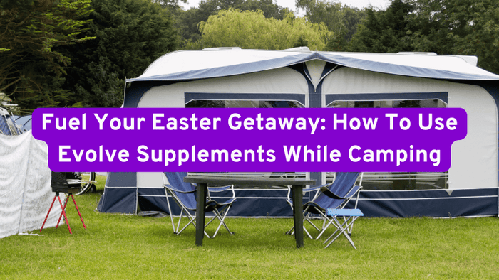 full caravan set up camping 