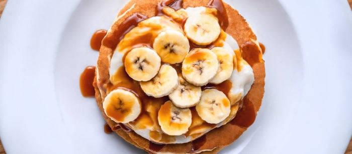 Salted Caramel Protein Pancakes