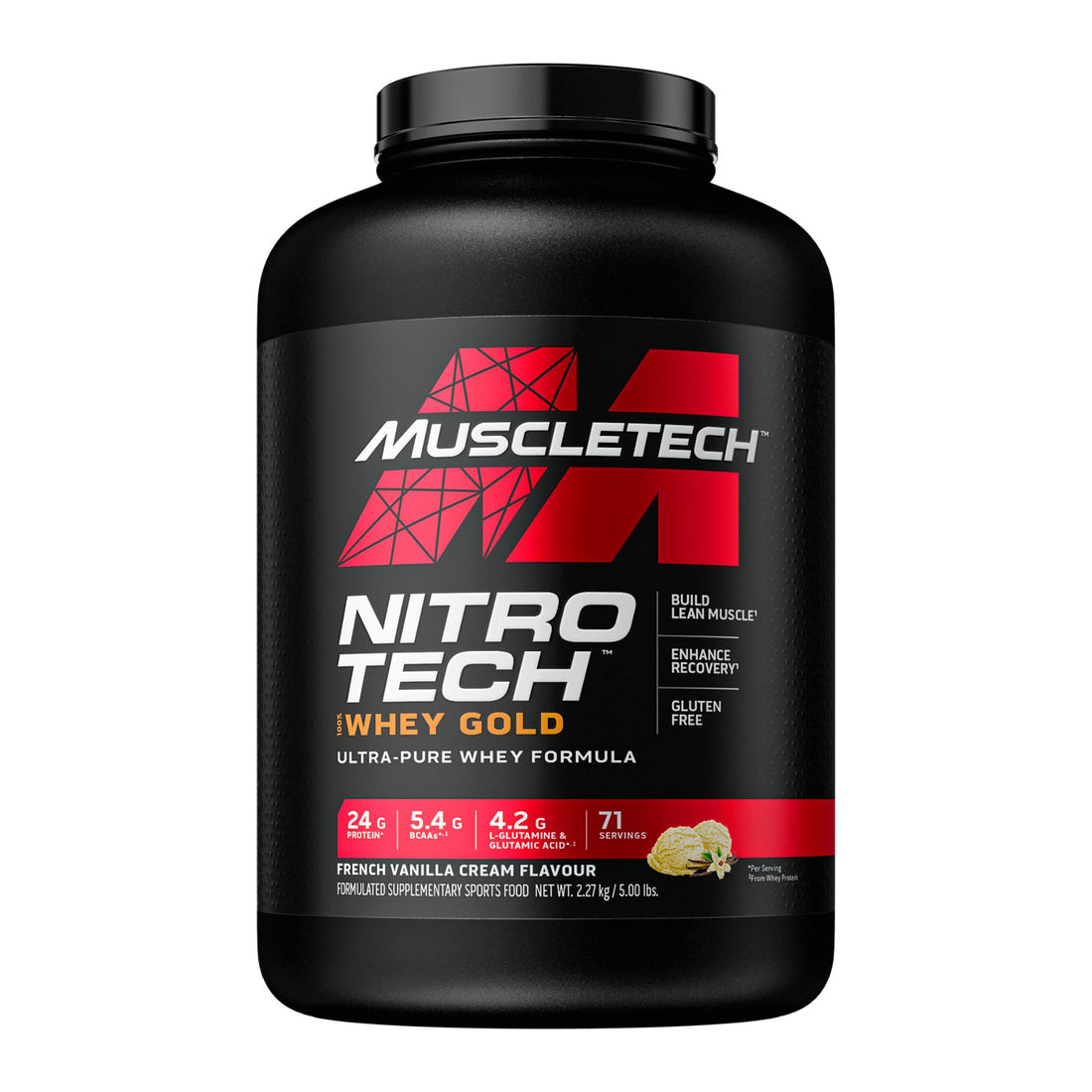 Muscletech Nitro Tech Whey Gold Protein Powder