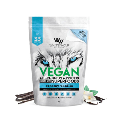 White Wolf Vegan All in One Plant Protein Powder