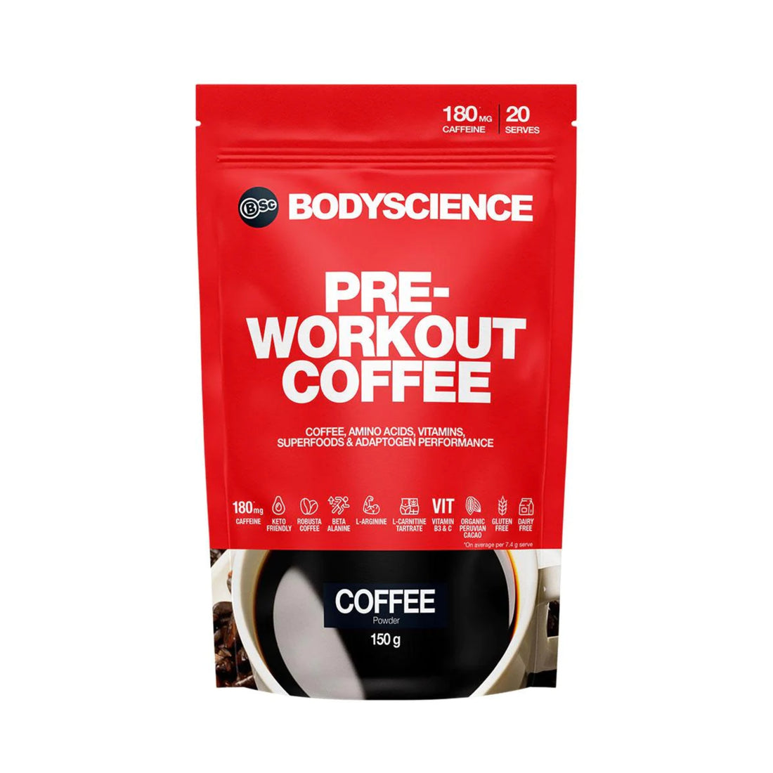 Body Science BSC Pre Workout Coffee