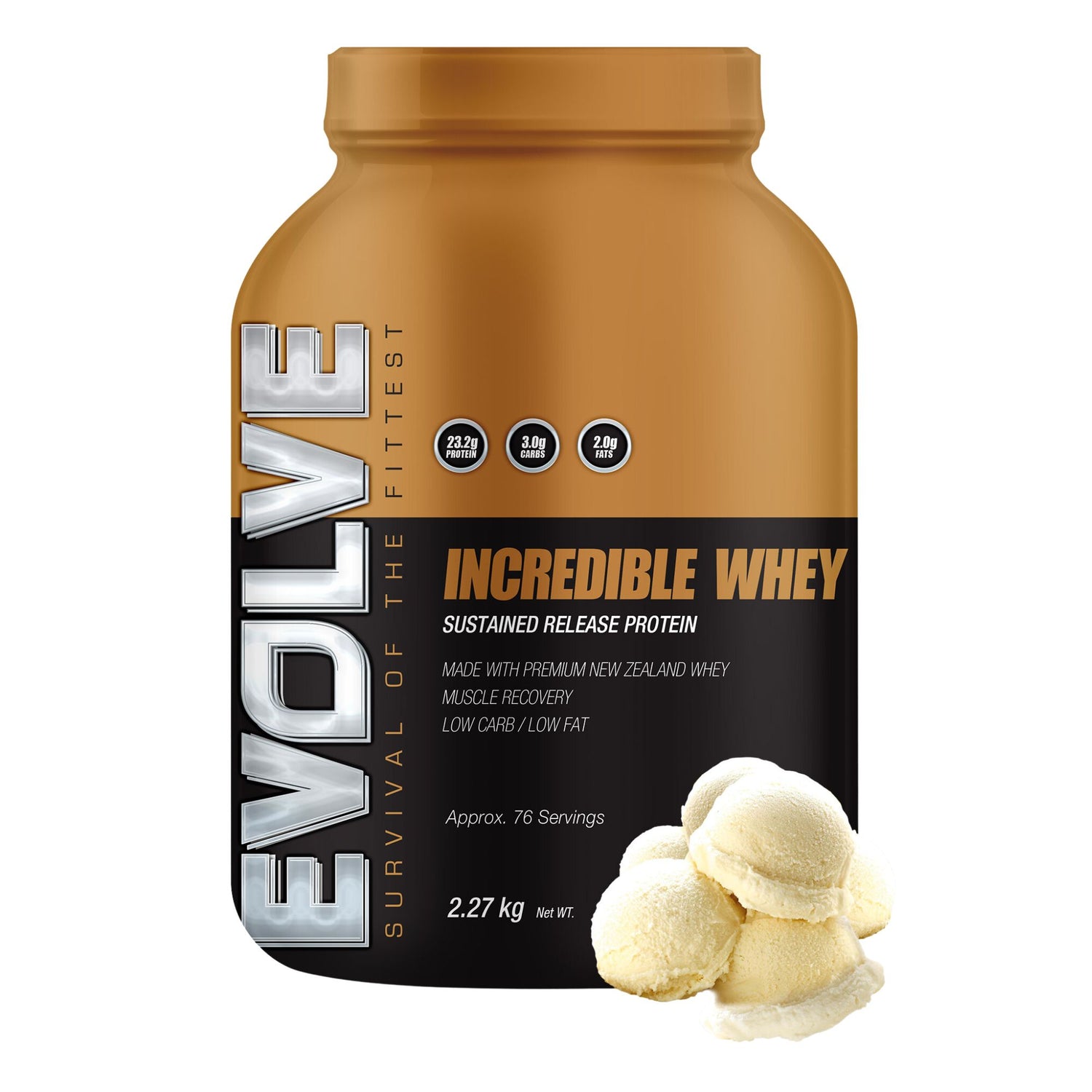 Evolve Incredible Whey Protein Powder