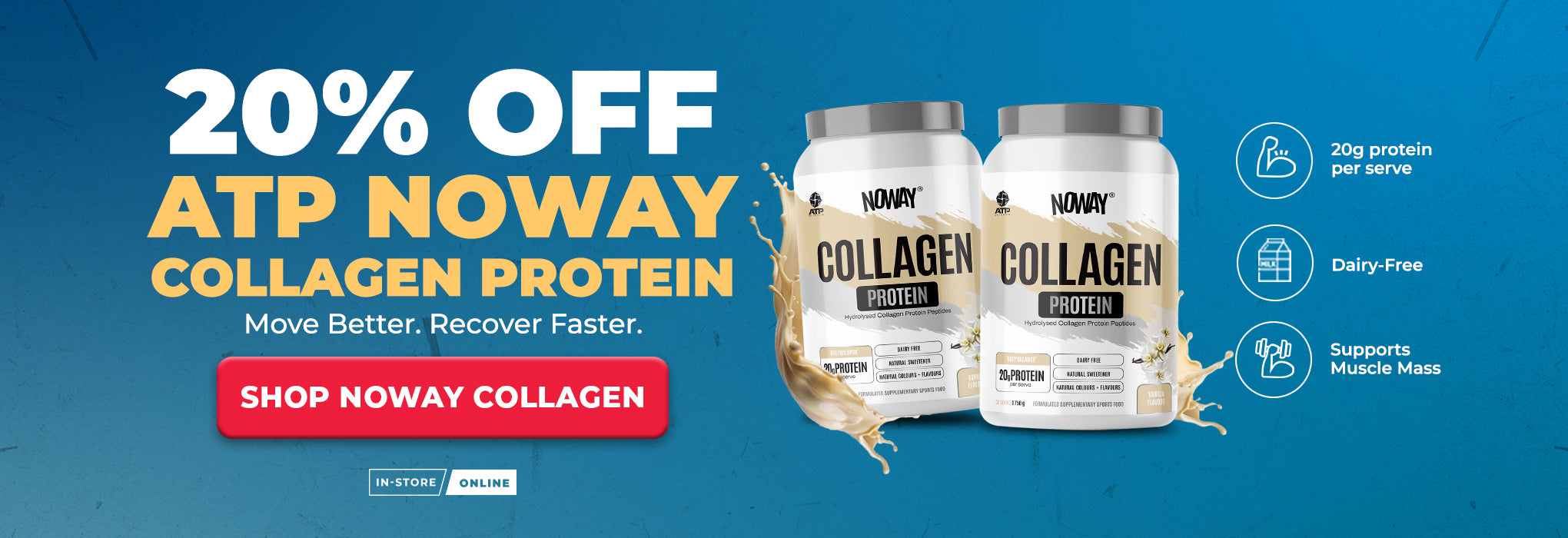 20% OFF ATP Science Noway Collagen Protein | Great Health Reset