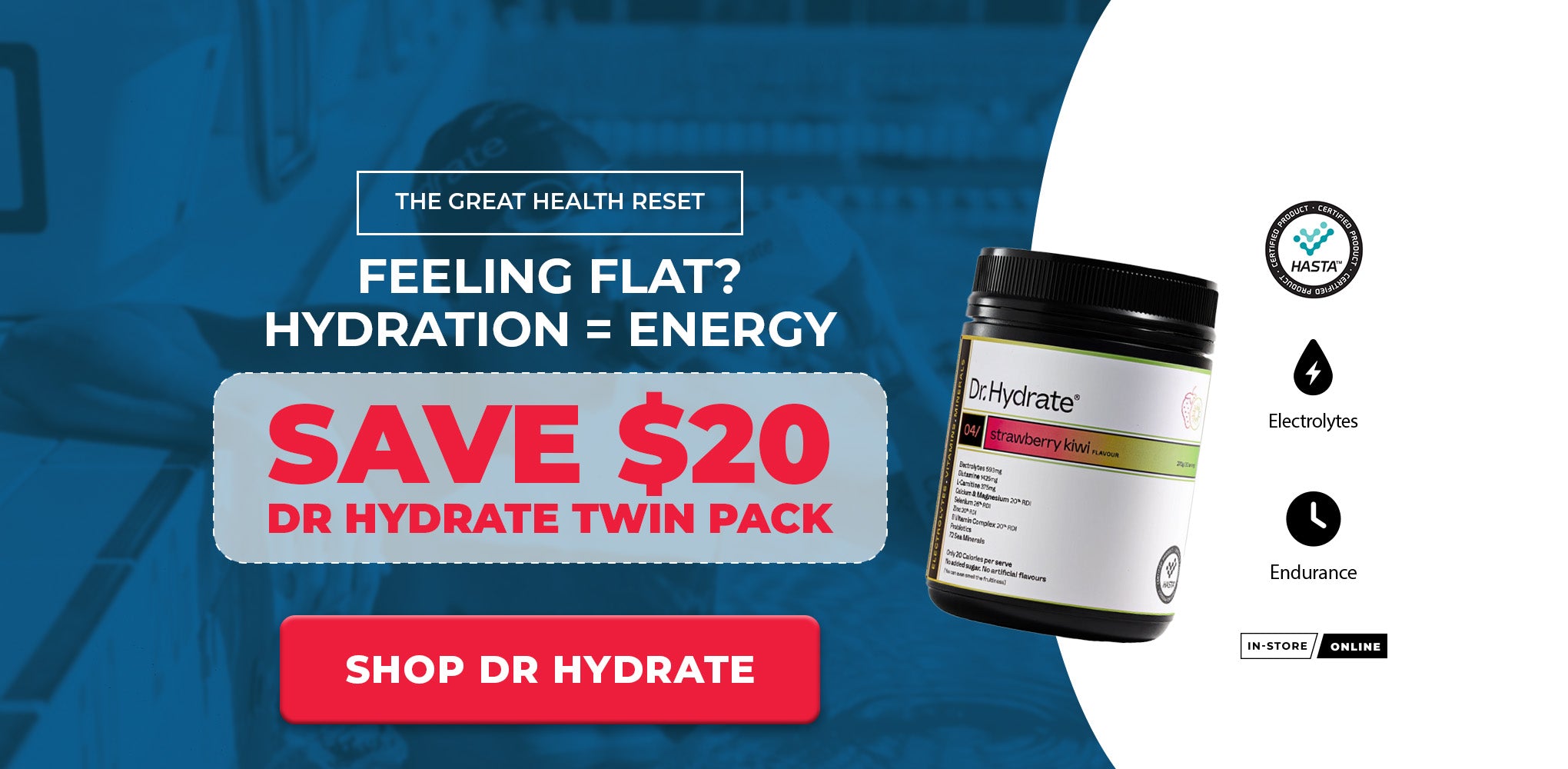SAVE $20 Dr Hydrate Twin Pack | Great Health Reset