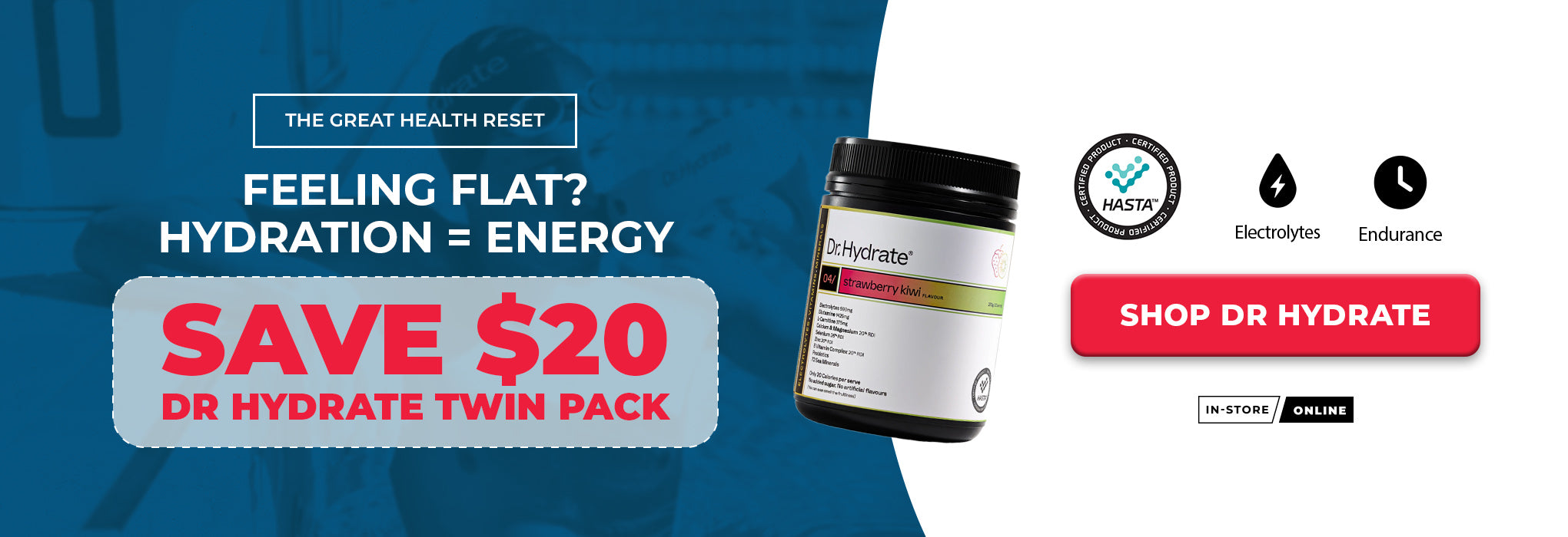 SAVE $20 Dr Hydrate Twin Pack | Great Health Reset