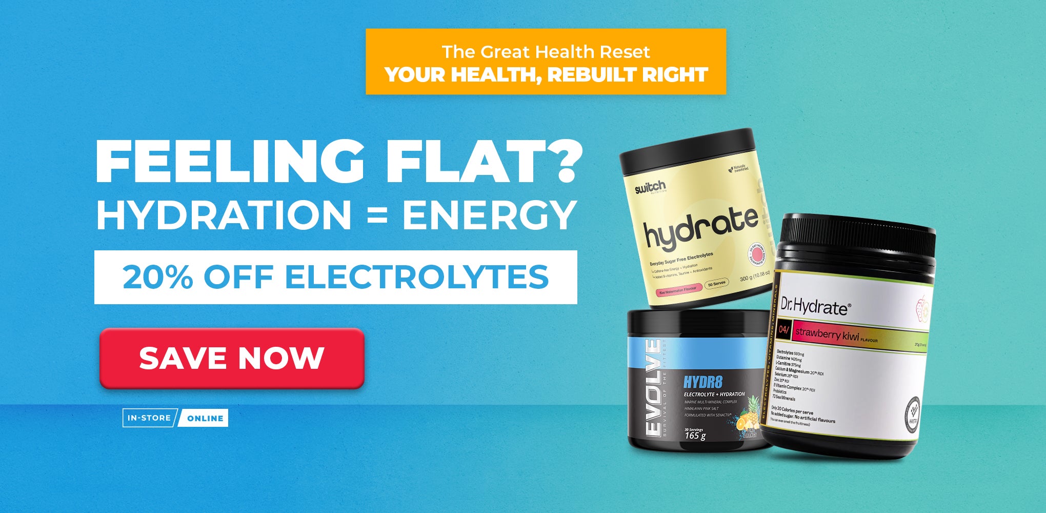 20% OFF Electrolytes | Great Health Reset
