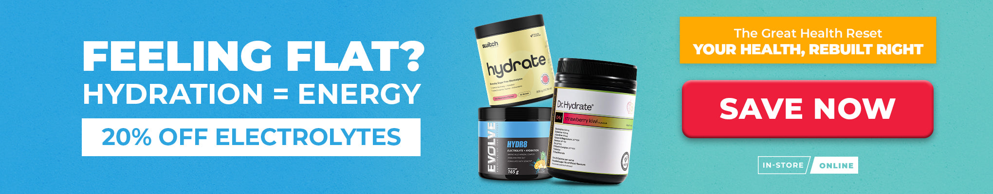 20% OFF Electrolytes | Great Health Reset