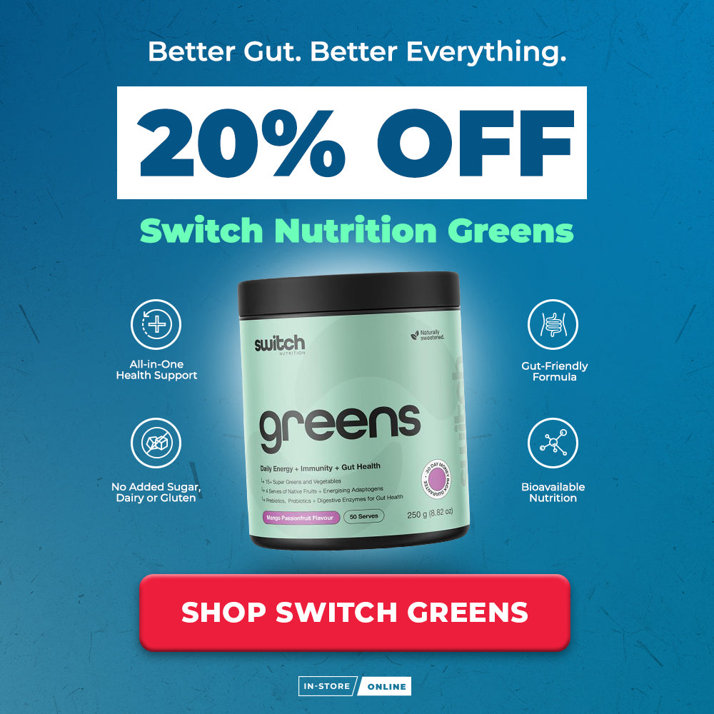 20% OFF Switch Nutrition Greens | Great Health Reset