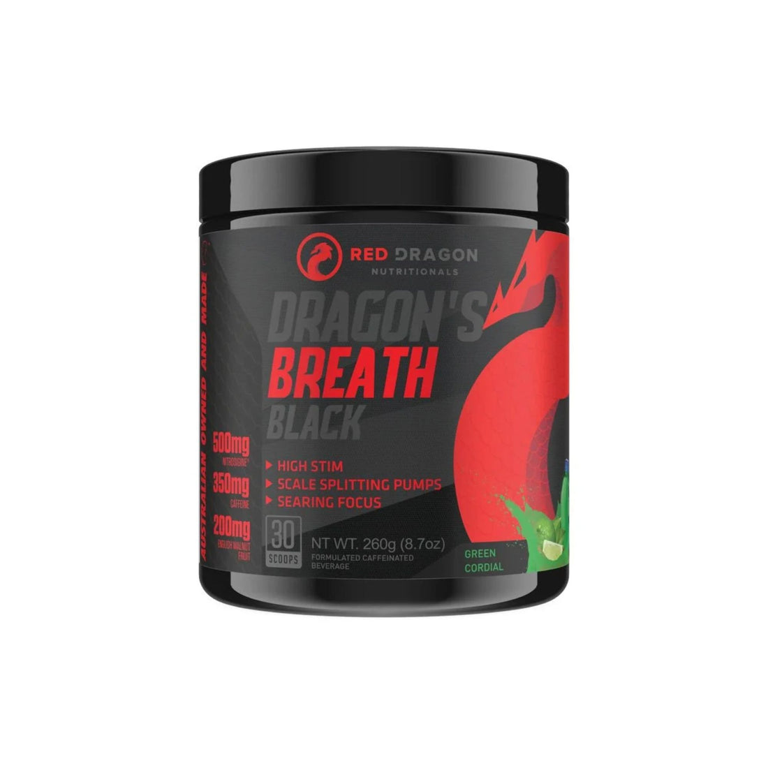 Red Dragons Breath Black 30 Serve Clearance