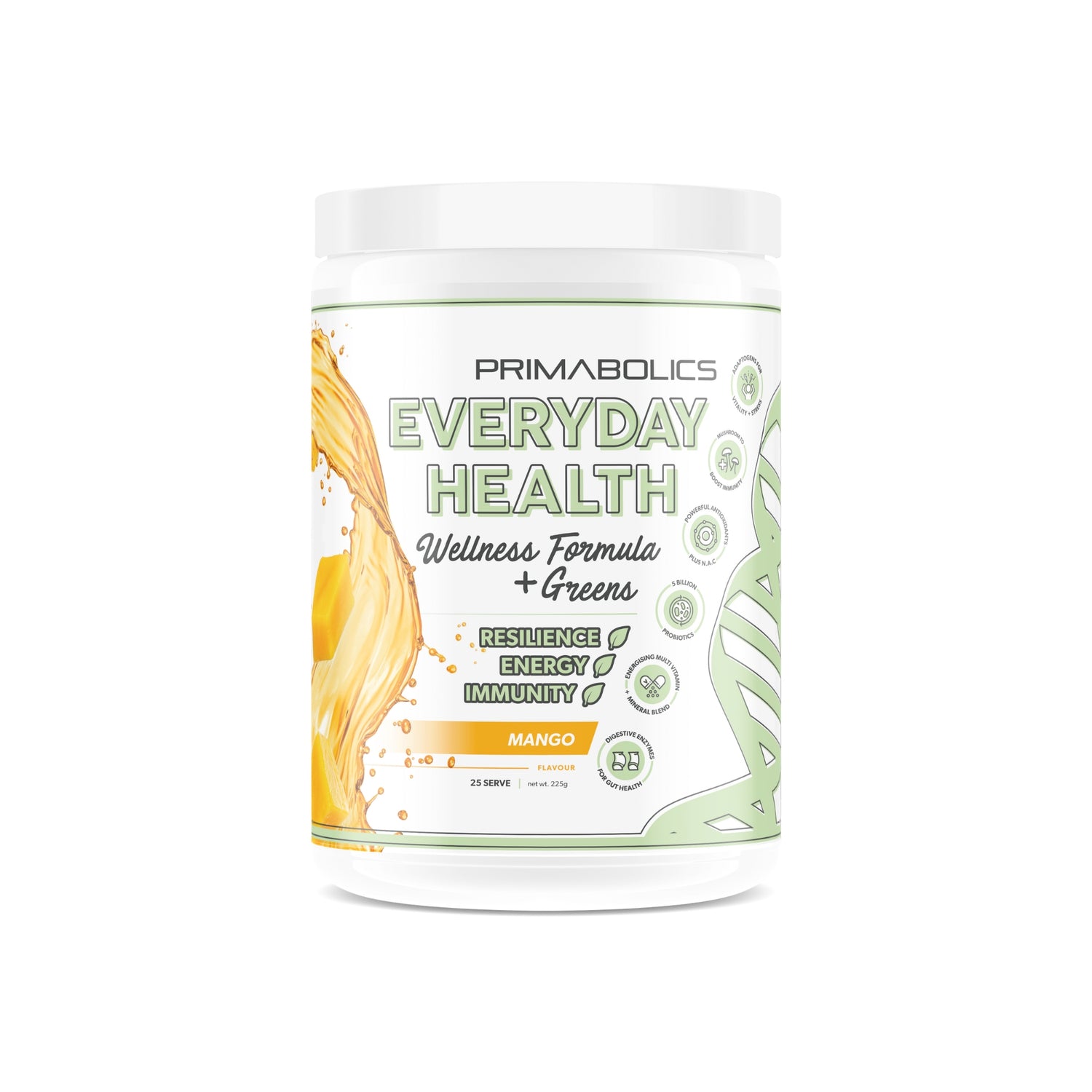 Primabolics Everyday Health Wellness Formula + Greens Powder