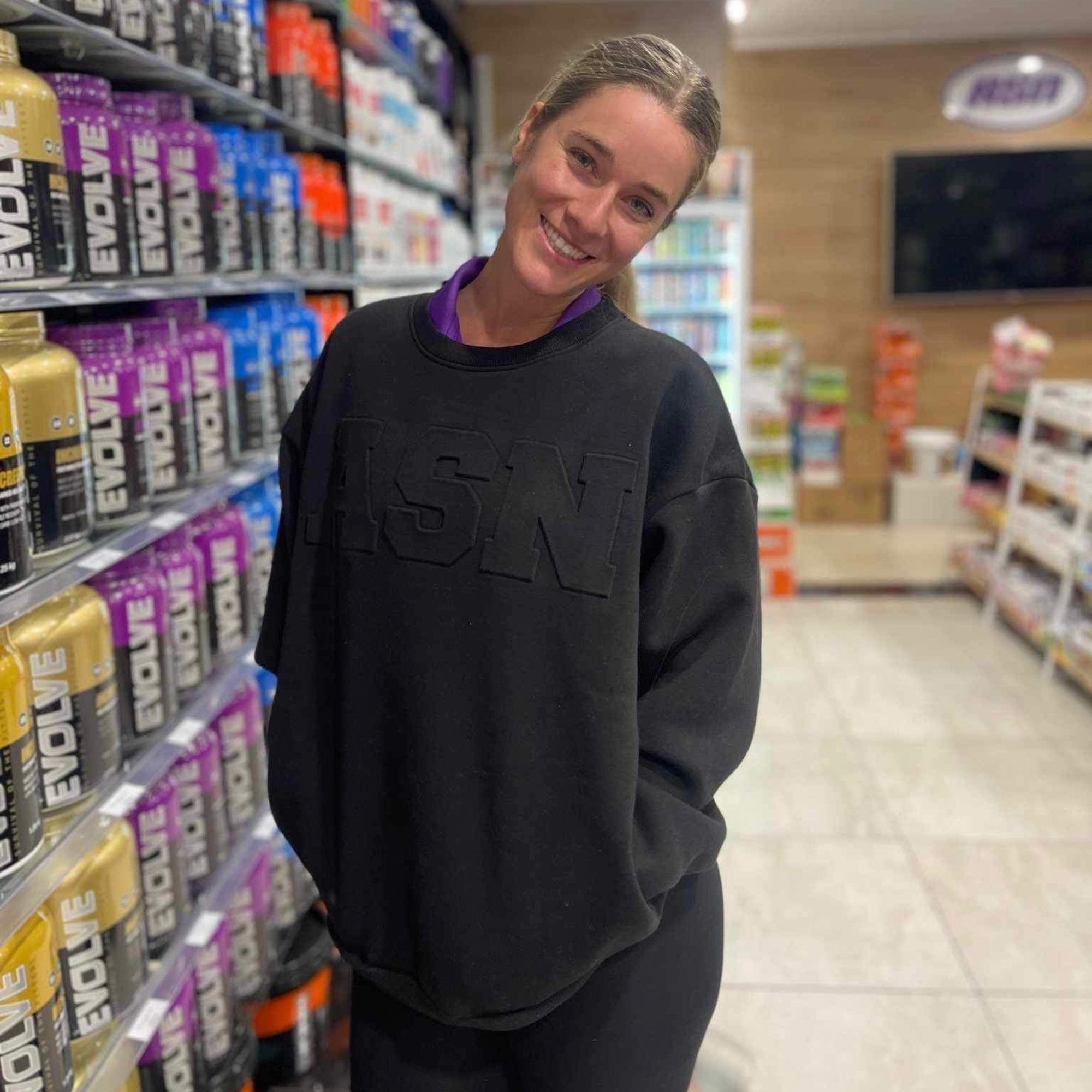 Australian Sports Nutrition Crew Jumper Clothing and Apparel