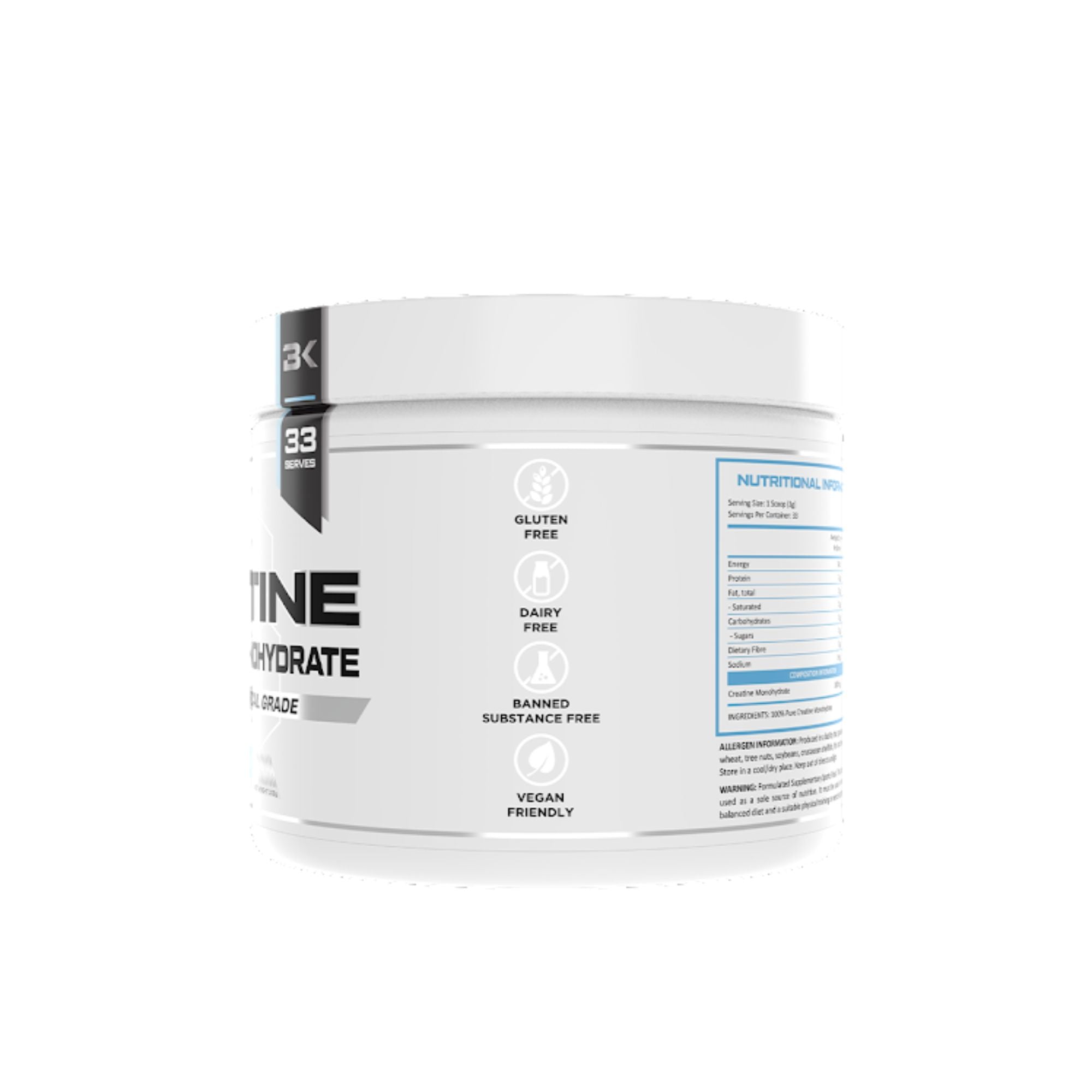 Biokey Essentials Creatine Monohydrate - Australian Sports Nutrition