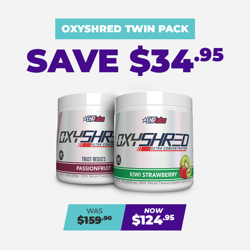 Save 20% on EHP Labs Oxyshred Twin Pack