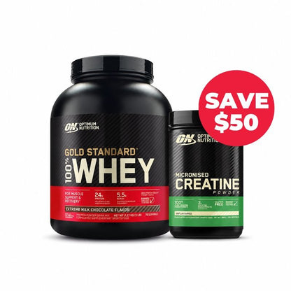 Optimum Nutrition Gold Standard Whey 5LB + Creatine 600g Optimum Nutrition