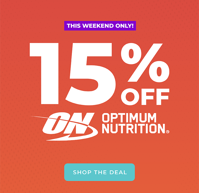 15% off Optimum Nutrition 