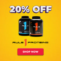 20% OFF RULE 1 PROTEINS - Selected Supps Sale